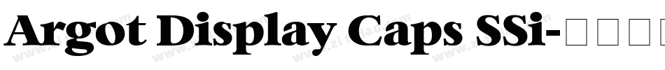 Argot Display Caps SSi字体转换